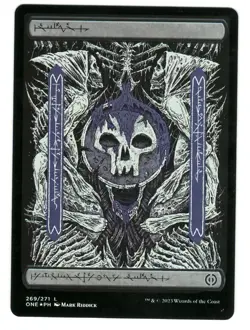 MTG Swamp Full Art Foil 269 Phyrexia All Will Be One Magic The Gathering TCG - Image 1