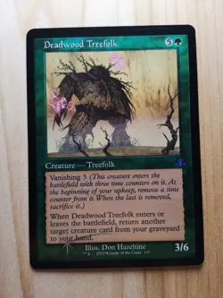 Deadwood Treefolk - Foil - Retro Frame - Dominaria Remastered - NM - EN - 337 - Image 1