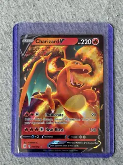 Pokemon Charizard Bundle Special Delivery Charizard SWSH075 & Charizard V NM - Image 5