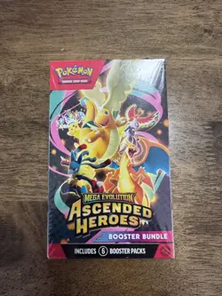 Pokemon TCG: Ascended Heroes New Factory Sealed Booster Bundle Box - Image 1