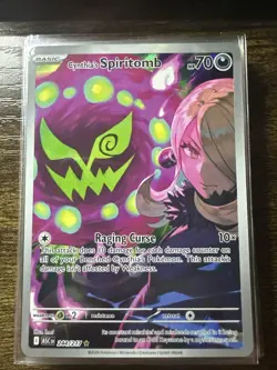 Cynthia's Spiritomb 244/217 Illustration Rare, Ascended Heroes, Pokemon TCG, NM - Image 1