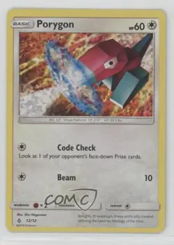 Porygon Pokemon McDonald's Collection 7 Happy Meal Promo #12 - Image 1