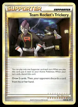Team Rocket's Trickery 78/90 Uncommon HGSS Undaunted Pokemon Lightly Played - Image 1