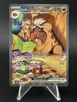 Arven's Mabosstiff EX SIR 235/182 Pokemon TCG Destined Rivals NM+ CONTENDER! - Image 1