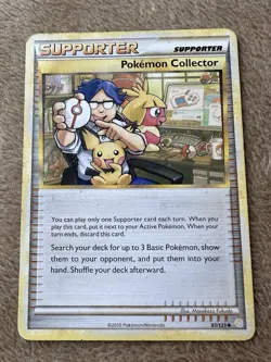 2010 Pokemon HeartGold SoulSilver Supporter Pokemon Collector Non-holo 97/123 LP - Image 1