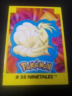 2000 Pokemon Navarrete Kanto Peru Buildable Card Ninetails #38 Vintage US Seller - Image 1