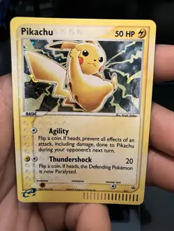 Pikachu 012 EX Series Collector's Tin Nintendo Holofoil Promo Pokemon TCG LP-NM - Image 3