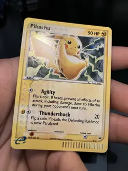 Pikachu 012 EX Series Collector's Tin Nintendo Holofoil Promo Pokemon TCG LP-NM - Image 5