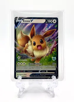 EEVEE V 2022 Pokemon TCG Sun & Moon Promo #SWSH065 BATTLE ACADEMY STAMPED HOLO - Image 3