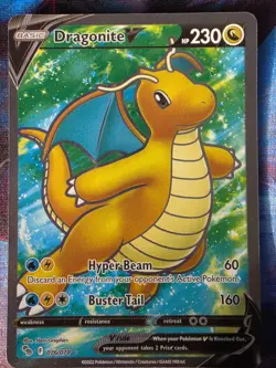 Pokemon TCG Dragonite V 076/078 Pokemon GO (NM/M) - Image 1