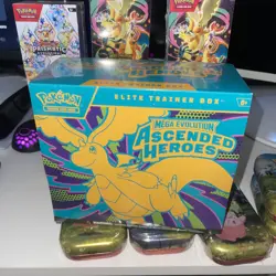 Pokemon Mega Evolution Ascended Heroes Elite Trainer Box Sealed New ships ASAP - Image 2