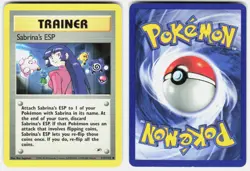 Sabrina's ESP 117/132 Uncommon Gym Heroes Pokemon Unlimited Lightly Played - Image 1