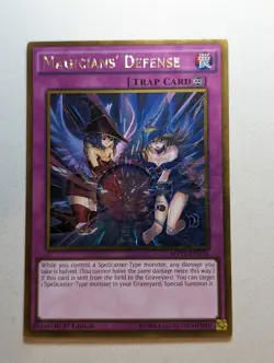 Yu-Gi-Oh! Magician's Defense MVP1-ENG28 Gold Rare LP - Image 1
