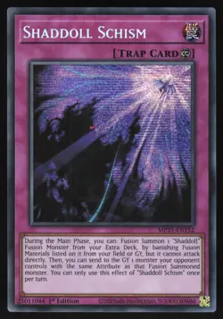 Shaddoll Schism - MP21-EN152 - Prismatic Secret Rare - Yugioh - Image 1