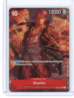 Shanks (Alt Art) OP06-007 English Wings of the Captain - One Piece Card - NM - Image 1