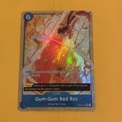 GUM GUM RED ROC - One Piece OP04-056 - AA Alt Art Rare R - PRB01 - Image 1