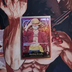 2022 One Piece ST01 Super Pre Release Monkey D. Luffy Leader Alternate Art - Image 2