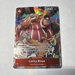 Namco One Piece CCG Lucky.Roux PRB02-003 Rare Foil 2000 4-alt - Image 1