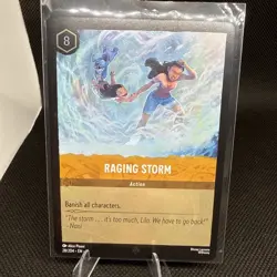 Raging Storm - 28/204 - Disney Lorcana Winterspell Cold Foil - Image 2