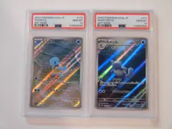 PSA 10 Pokemon card Squirtle Wartortle AR SEQ set 170/165 sv2a 151 Japanese - Image 1