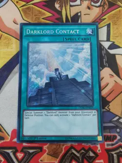 Darklord Contact deso-en035 1st Edition (NM+) Secret Rare Yu-Gi-Oh! - Image 5