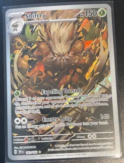 Pokemon TCG Shiftry 163/162 Rare Temporal Forces Illustration Card - Image 1