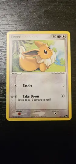 Eevee 13/17 - POP Series 3 - Vintage Rare Pokemon Card from 2006 - Image 1