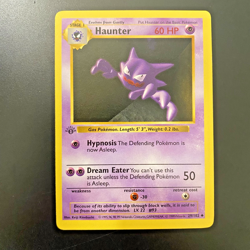 Haunter 29/102 1st Edition Shadowless Base Set Regular NM - Pokemon Card - Image 1