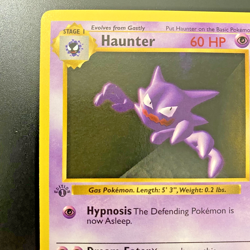 Haunter 29/102 1st Edition Shadowless Base Set Regular NM - Pokemon Card - Image 2