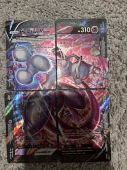 Pokemon Mewtwo V Union Card SWSH161 - Image 1