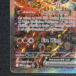 Oricorio ex 024 Holo Full Art Mega Evolution Promo NM Pokemon Card Black Star - Image 5