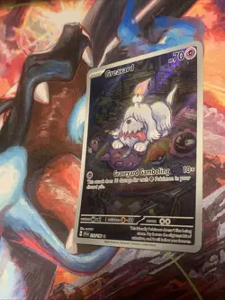 Pokemon TCG Greavard Scarlet & Violet Holo Illustration Rare Card 214/198 Mint - Image 2