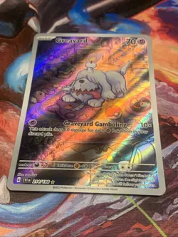 Pokemon TCG Greavard Scarlet & Violet Holo Illustration Rare Card 214/198 Mint - Image 4