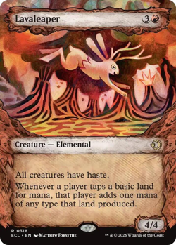 Lavaleaper (Showcase Foil) - Lorwyn Eclipsed (ECL) - Image 1