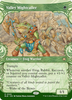 Valley Mightcaller (Showcase) - Bloomburrow (BLB) - Image 1