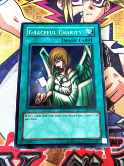 Graceful Charity sdp-040 Unltd Ed (HP) Super Rare Yu-Gi-Oh! - Image 1
