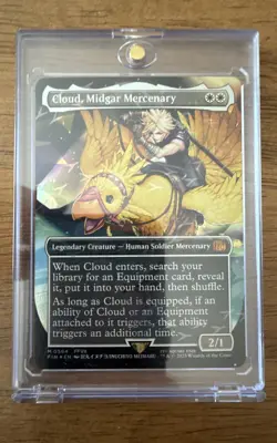 Cloud, Midgar Mercenary (Borderless) (Chocobo Track Foil) Final Fantasy Foil - Image 1