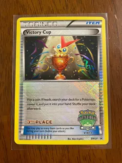 Victory Cup 3rd Place BW29 Battle Road Autumn 2011 Reverse Holo Pokemon Card NM - Image 1