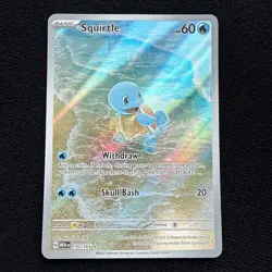 Pokemon TCG - S&V 151 - 170/165 Squirtle - Illustration Rare - Image 1