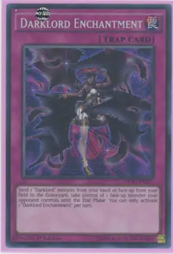 Yugioh Darklord Enchantment DESO-EN037 Secret Rare NM - Image 1