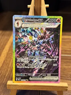 Pokemon Prismatic Evolutions Ceruledge ex 147/131 Special Illustration Rare NM - Image 1