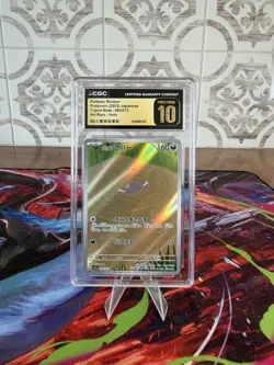 ✨ CGC 10 Pristine Paldean Wooper Art Rare 085/073 Pokemon Japanese Triplet Beat - Image 1