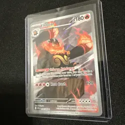 2025 Pokemon Emboar 098/086 Illustration Rare Sv: White Flare Full Art NM - Image 3