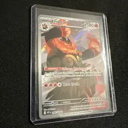 2025 Pokemon Emboar 098/086 Illustration Rare Sv: White Flare Full Art NM - Image 4