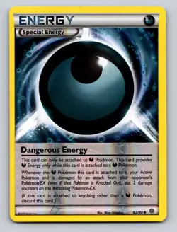 Dangerous Energy 82/98 Uncommon Ancient Origins Pokemon Reverse Holo LP - Image 1