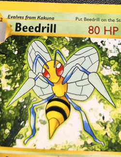 1st Edition Beedrill - 017/102 Base Set - Shadowless - 1999 WOTC Pokemon - Image 3