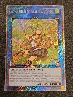Yu-Gi-Oh! Wynn the Wind Charmer, Verdant RA03-EN045 Platinum Secret Rare 1st NM - Image 1