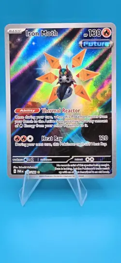 Iron Moth 187/182 SV04: Paradox Rift Illustration Rare Full Art Holo 130 HP B3 - Image 1
