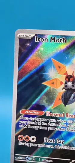 Iron Moth 187/182 SV04: Paradox Rift Illustration Rare Full Art Holo 130 HP B3 - Image 2