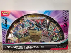 Pokemon TCG Hydreigon EX & Dragapult EX Premium Collection Box - Ships ASAP - Image 1